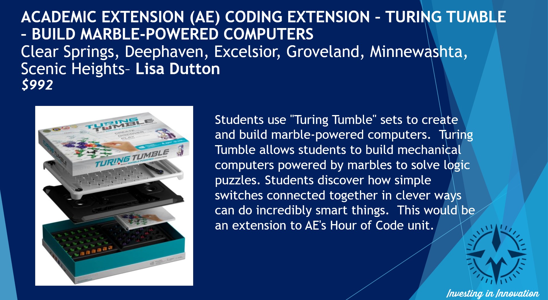 AE proširenje kodiranja - Turing Tumble