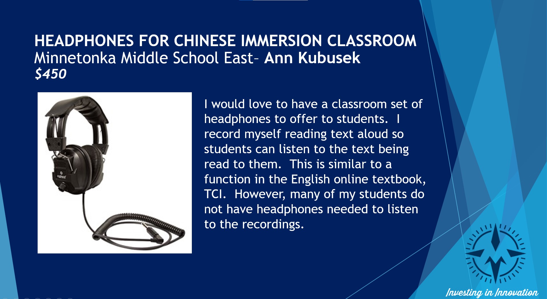 Slušalice za kineske ronilačke učionice